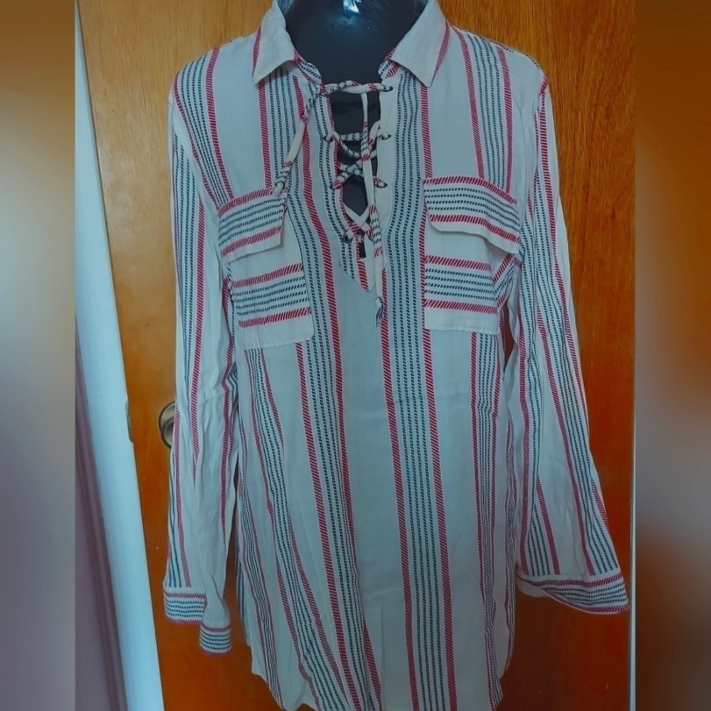 Coastal Grandma Chic Alexander Jordan Size XL Lightweight Breezy Top